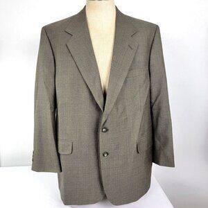 Men's Suit Jacket brown Designed by Sergio Savitini  Moda Italia brown Size 46 R